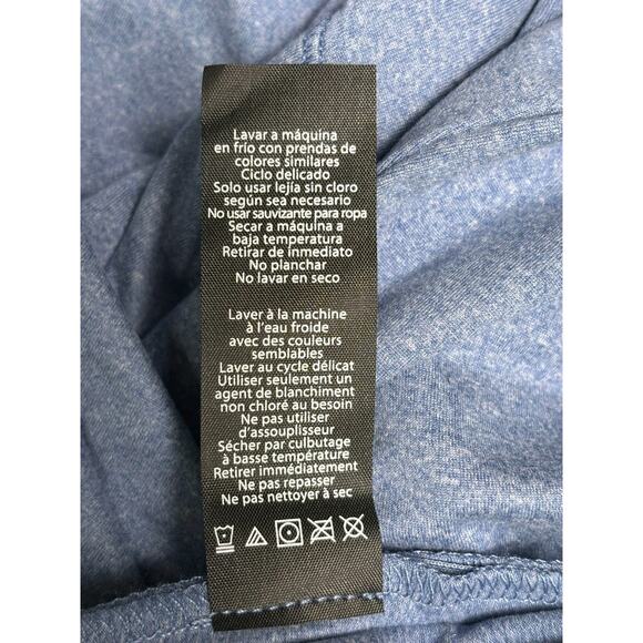 Spyder Active Shirt Womens Sz XS Heather Blue Running Thumb Hole Zip Pockets NEW - Picture 6 of 8